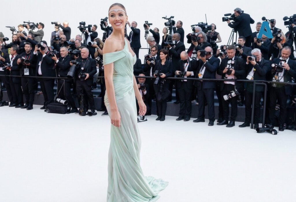 amandine petit robe transparente