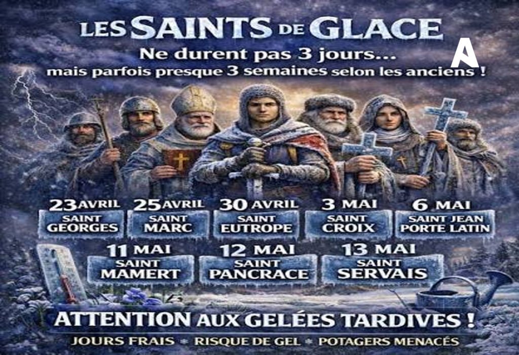 Saints de glace 2026 France : dates et bilan météo saints de glace 2026 france